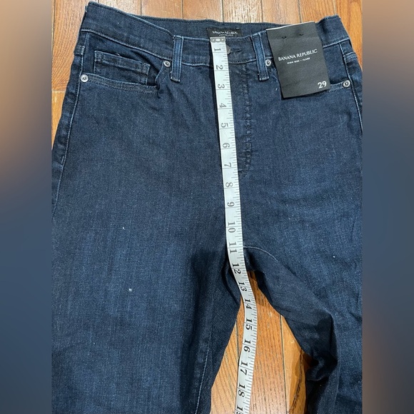 Banana Republic Dark Indigo Flare Jeans - Picture 7 of 12